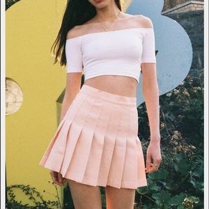 ORIGINAL American Apparel Tennis Skirt in Peach